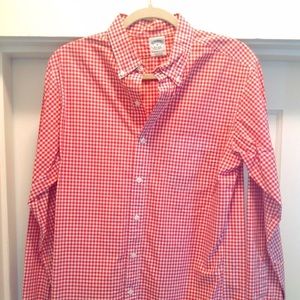Brooks Brothers extra slim fit checkered shirt